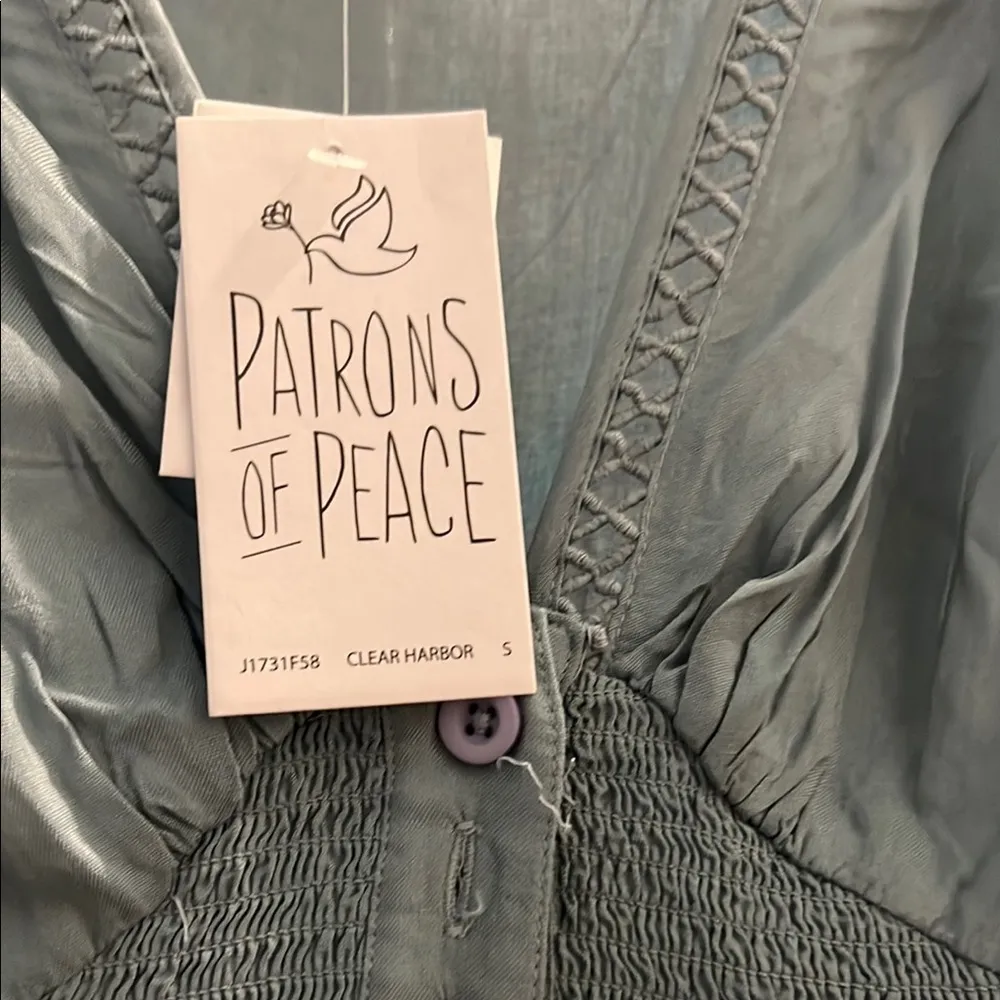 Patrons of Peace Blue Jumpsuit - Image 4