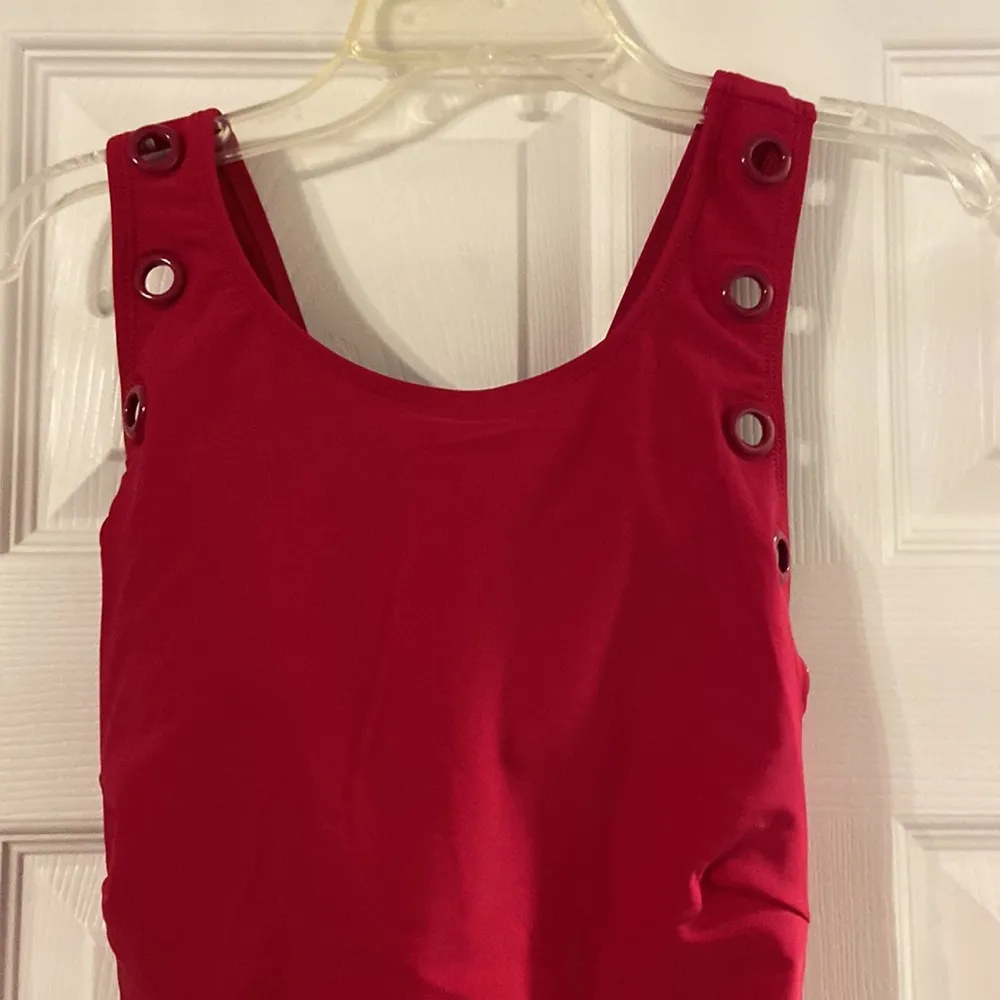 JUICY COUTURE SWIM ONE PIECE SIZE M BRAND NEW WITH TAG COLOR BARBERRY SEE PHOTO - Image 2