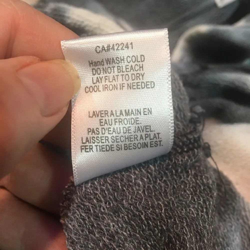 Young Fabulous & Broke Tie Dye Hoodie Sweatshirt With Ties Size XS - Image 8