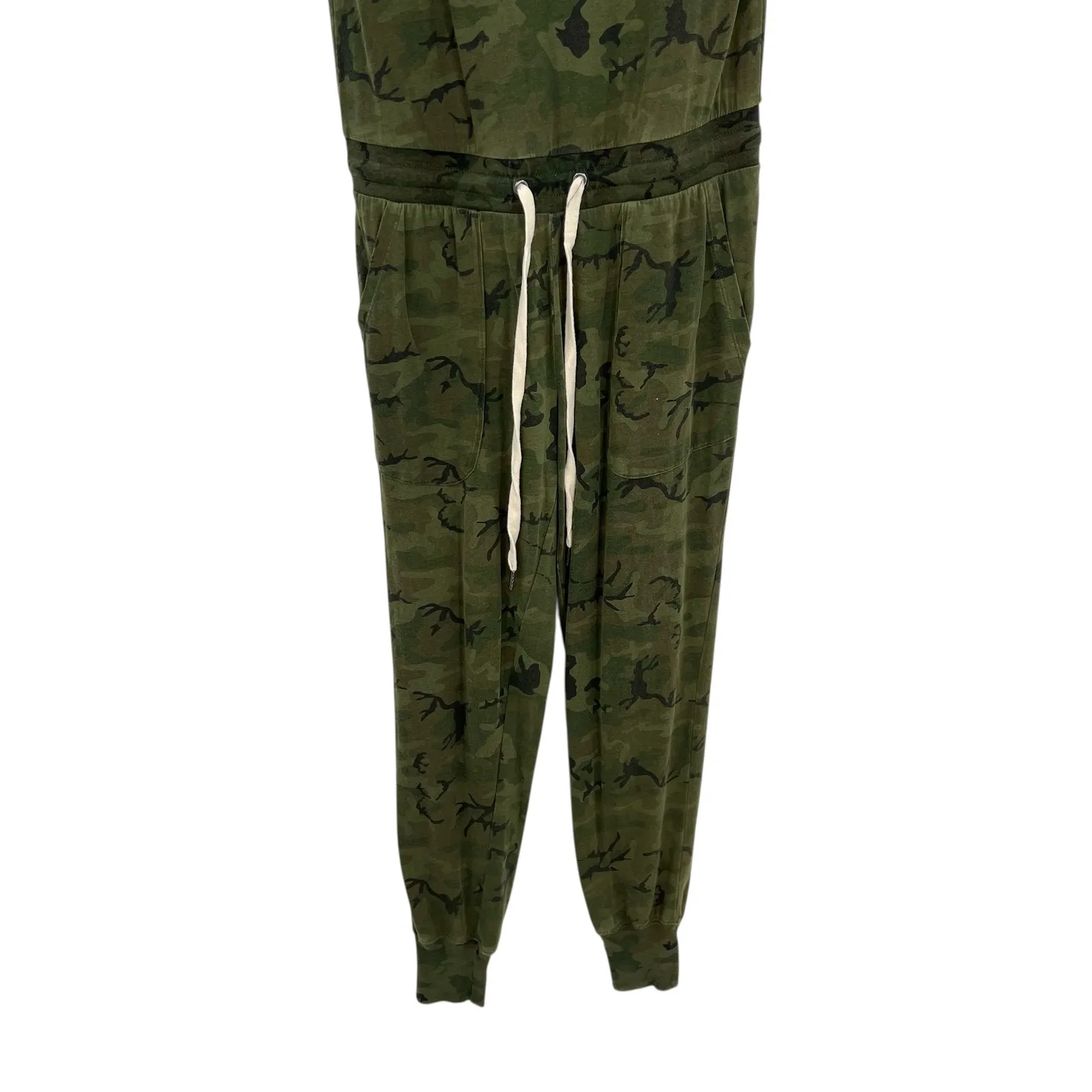 n:Philanthropy Britton Jumpsuit Off the Shoulder Camo Print Green Size XS - Image 7