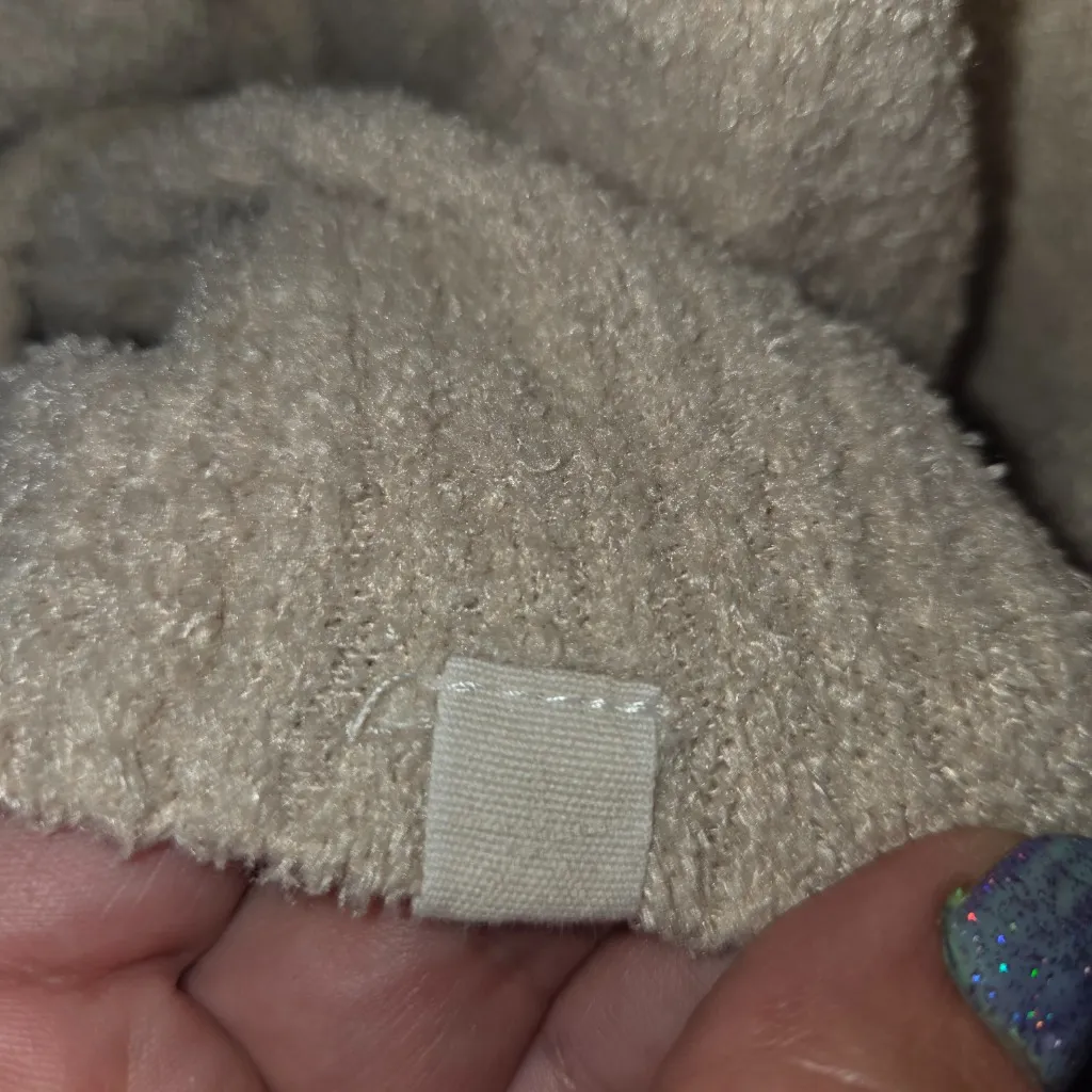 Barefoot Dreams 452 Cozychic Lite Knit Open Front Drape Cardigan Size Medium - Image 3