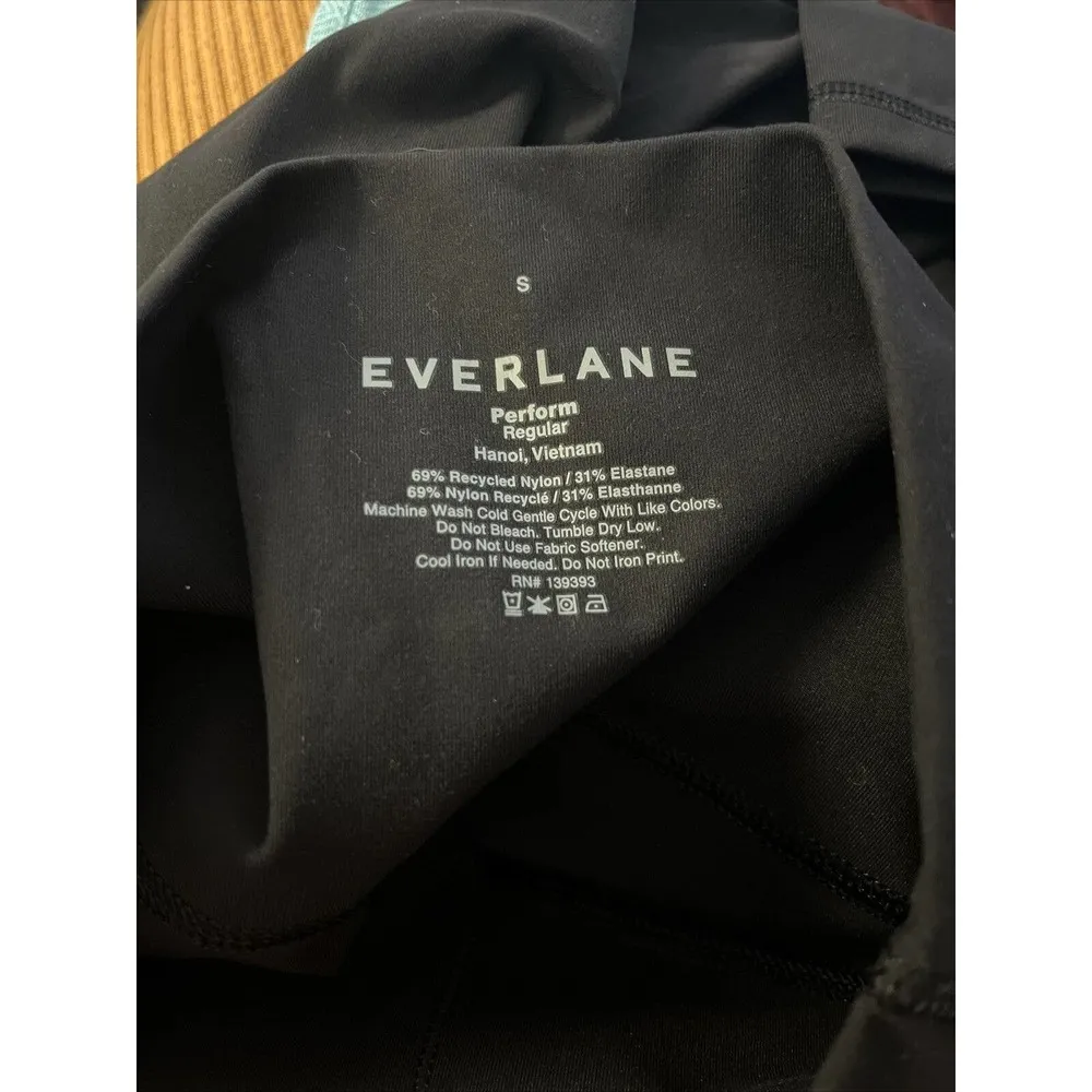 NWOT Everlane Black The Perform High Waisted Athletic Leggings Sz Small - Image 6