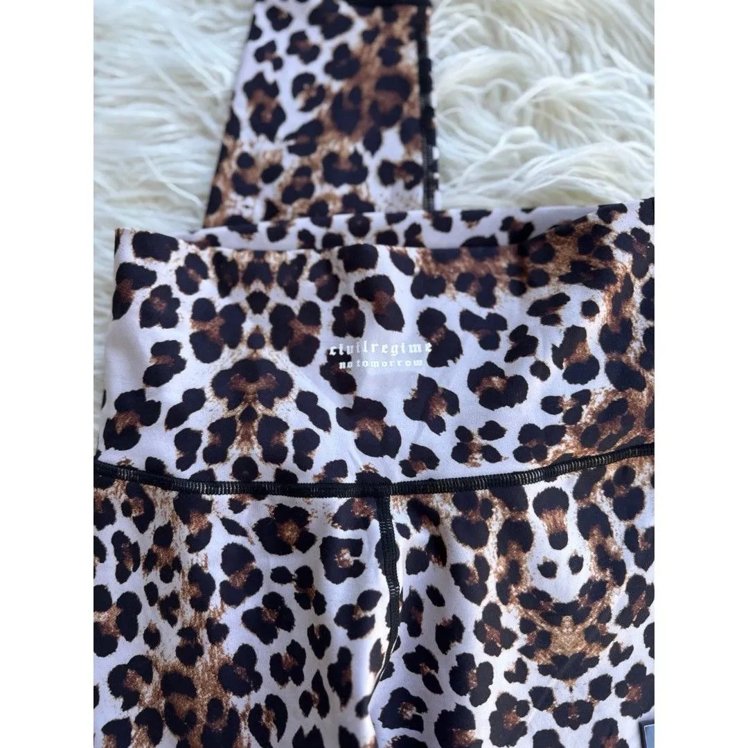 Civil Regime No Tomorrow Burning Time Sibyl Leggings
Leopard Digital Print Small Brown - Image 4
