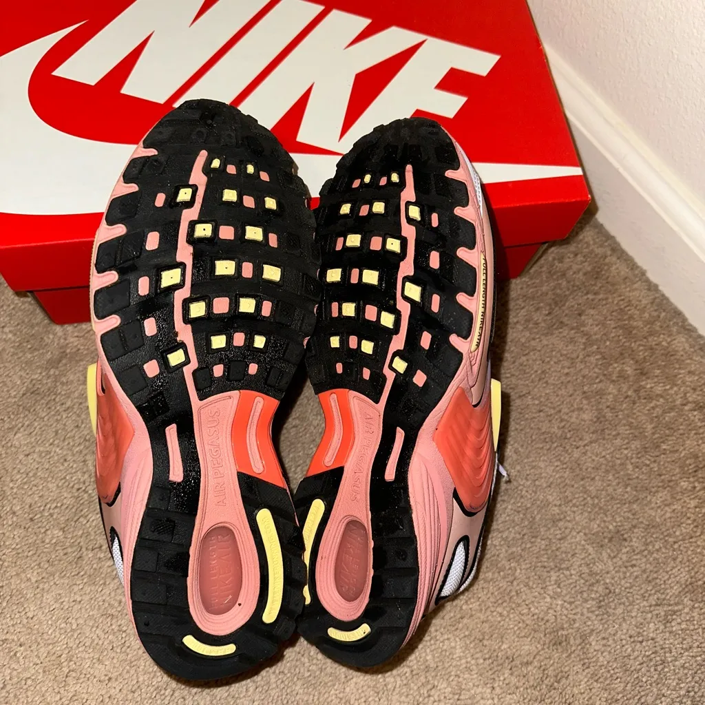 Nike Air Pegasus Wave Women’s Sneakers – Amethyst Tint/Soft Yellow - Image 3