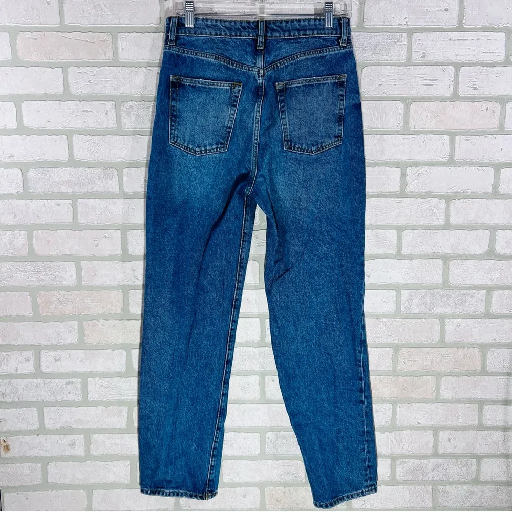 Lovers + Friends Ryan High Rise Straight Leg Jeans in Palm Canyon Wash Size 28 - Image 5