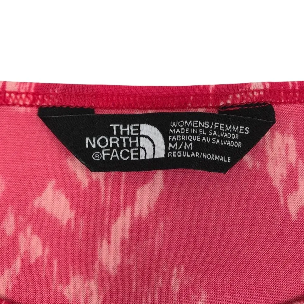 THE NORTH FACE Flash Dry Top Women M Red Sporty Outdoor Athletic Retro Travel - Image 8