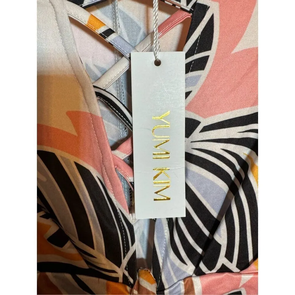 NEW Yumi Kim One & Only pattern Maxi Dress Sz XS in Pink Retro Bloom - Image 15