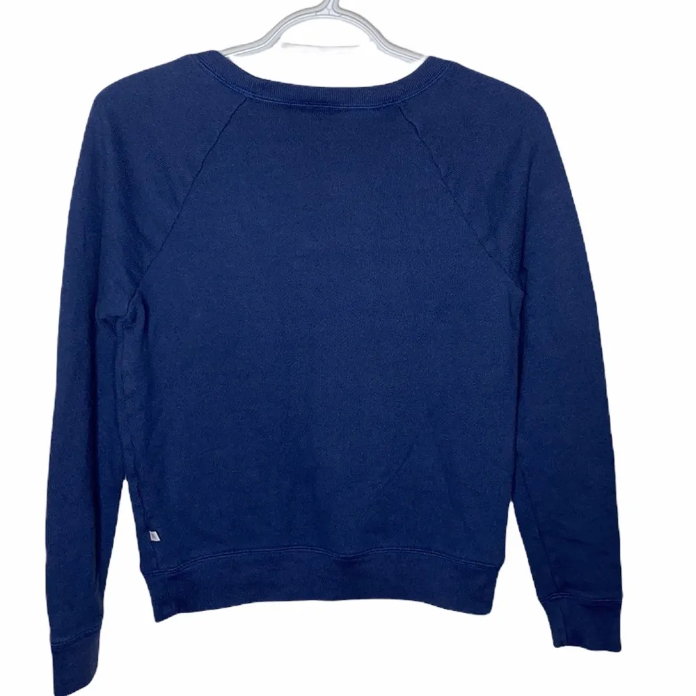 Victoria’s Secret navy Love a la Mode graphic print sweatshirt sz XS - Image 2