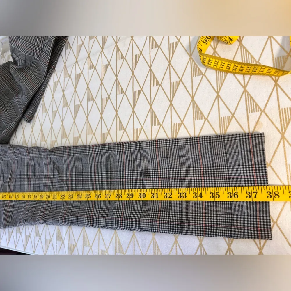 Anne Klein Plaid Flat Front Straight Pants Size 2 - Image 8