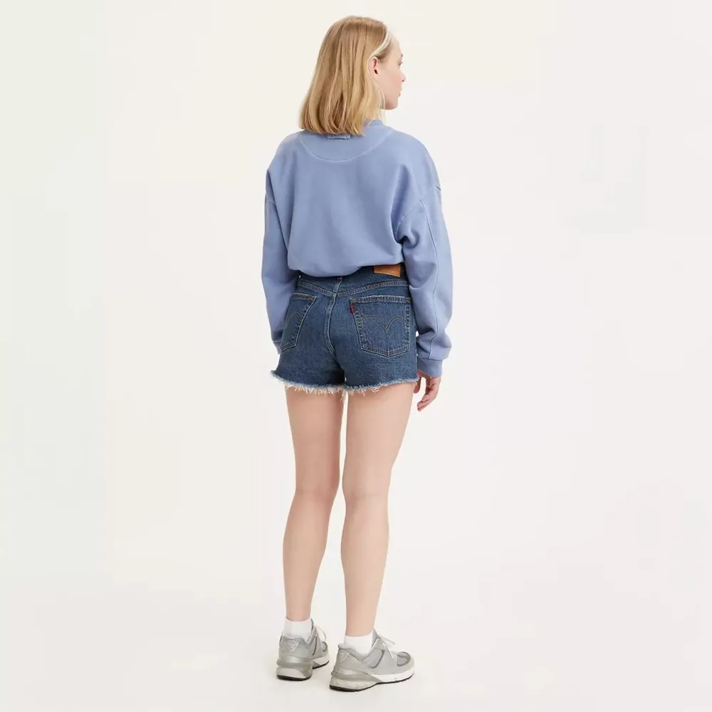 LEVI’s 501® ORIGINAL FIT HIGH RISE WOMEN'S JEAN SHORTS SIZE 28 - Image 3