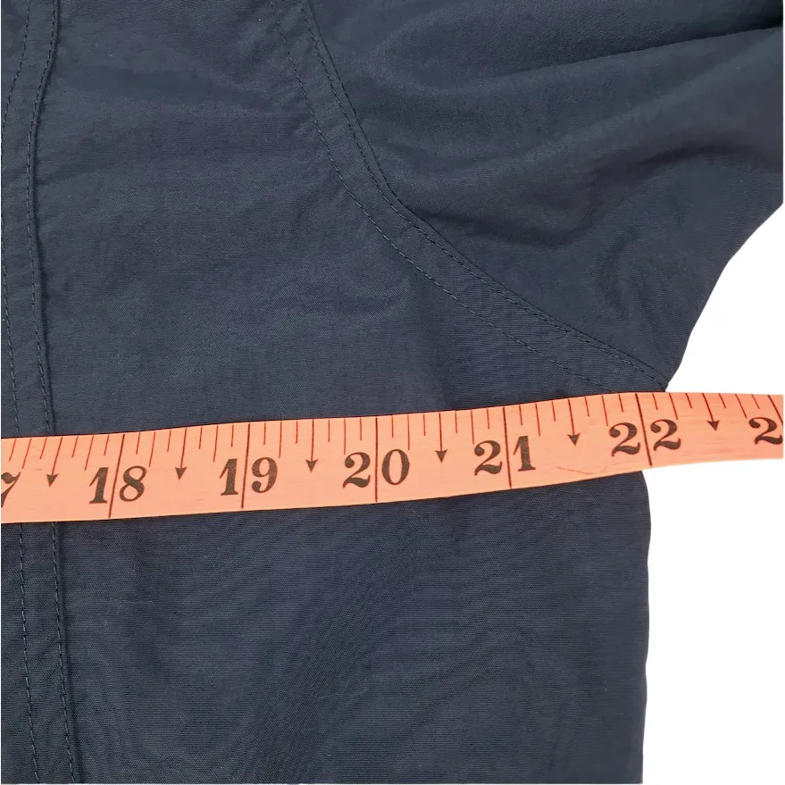 COLUMBIA Packable Nylon Full Zip Hoodie Jacket Women L Blue Travel Outdoor EUC - Image 10