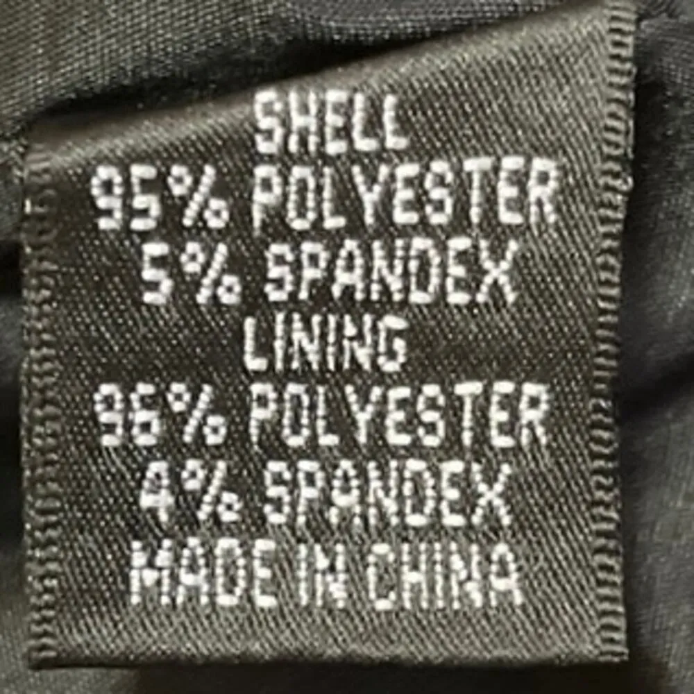 Adrianna Papell White Black Asymmetrical Peplum Sleeveless Mini Sheath Dress S - Image 4