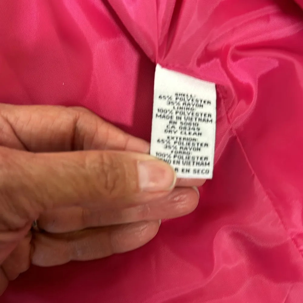 NWT  skirt suit 12p fuchsia Hot pink knee length office Siren Girl Core - Image 13