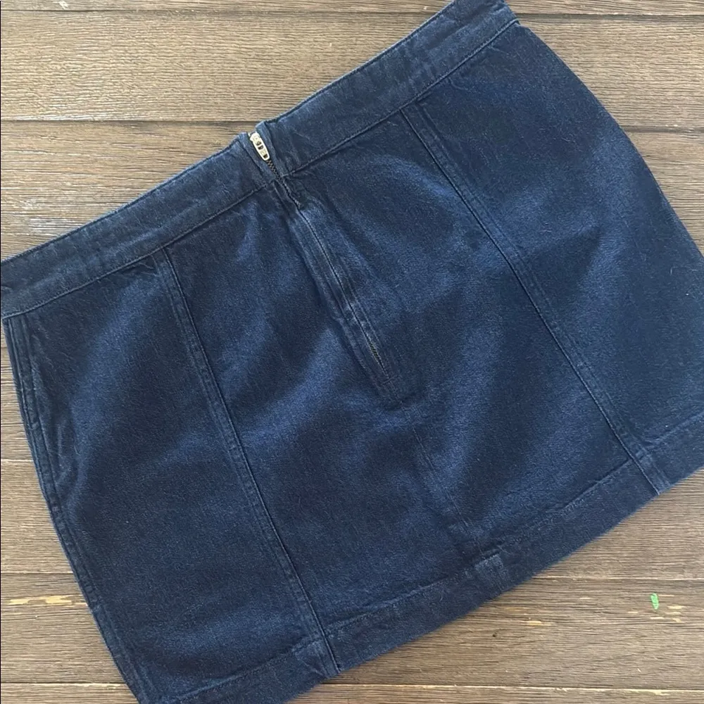 Madewell Denim Seamed Mini Skirt - Image 4