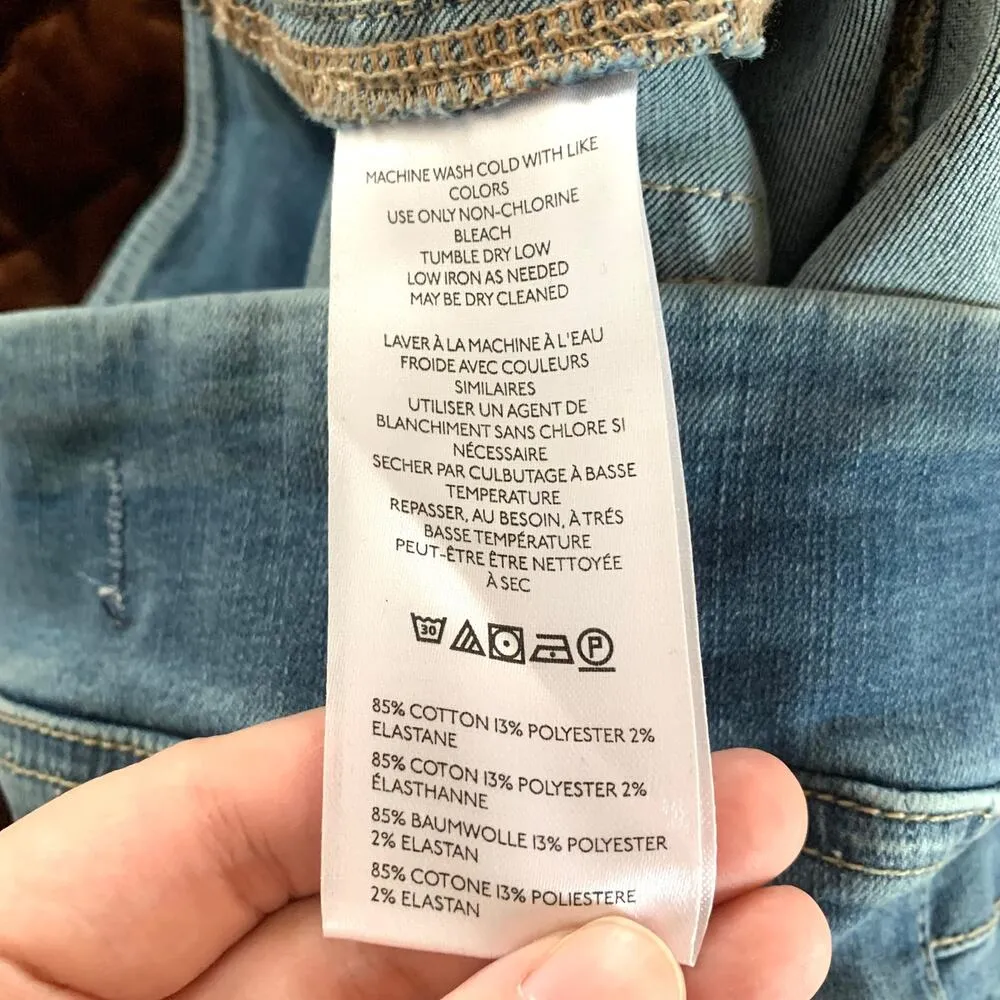 Free People We The Free Double Dutch Pull-On Slit Hem Jeans in Blue - Image 9