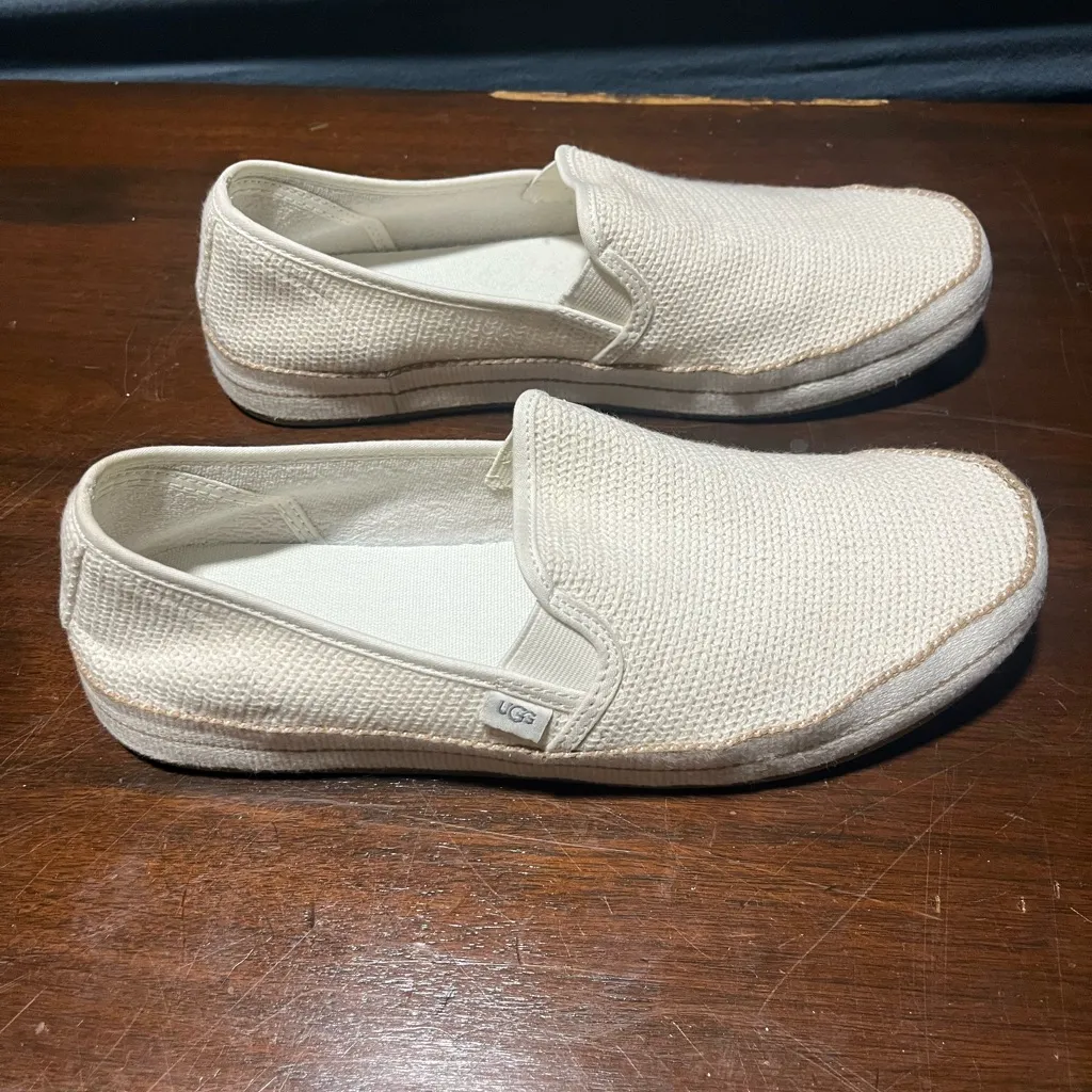 UGG Cream Slip-On Shoes - Image 4