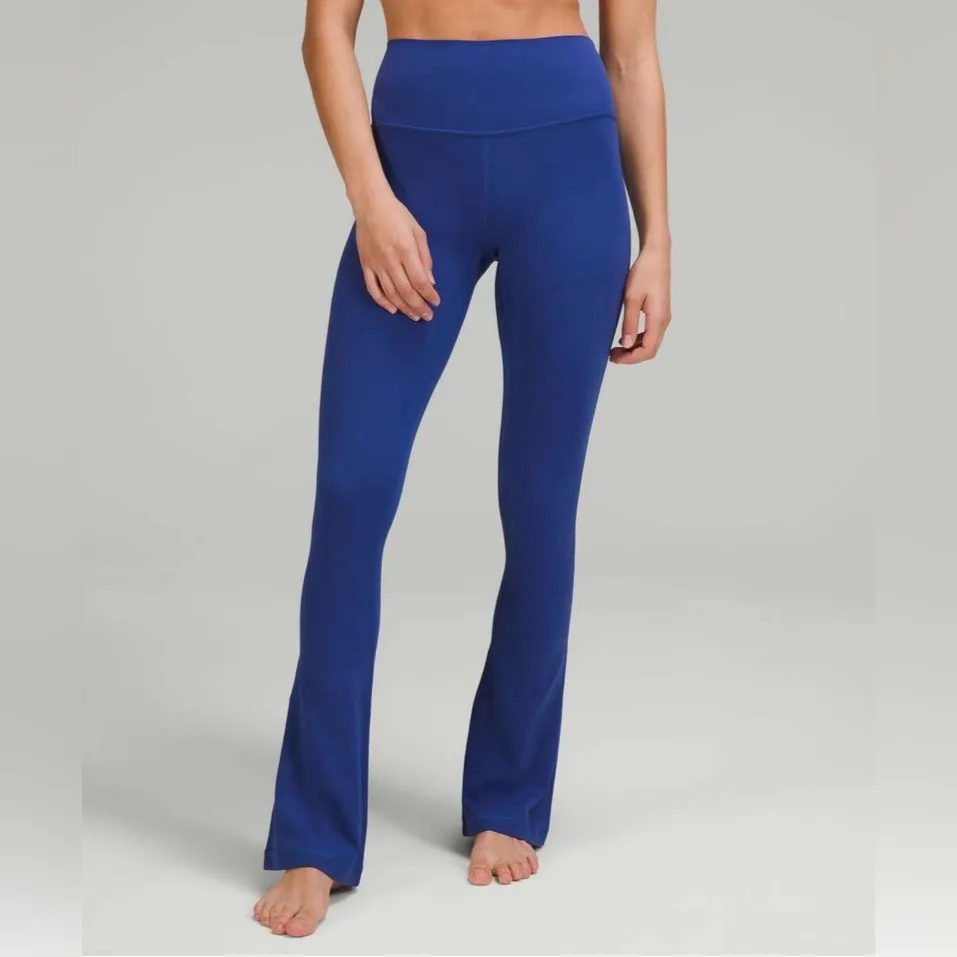 Lululemon Align High-Rise Mini Flare Pant Legging 32” Psychic Blue Nulu Retired - Image 2