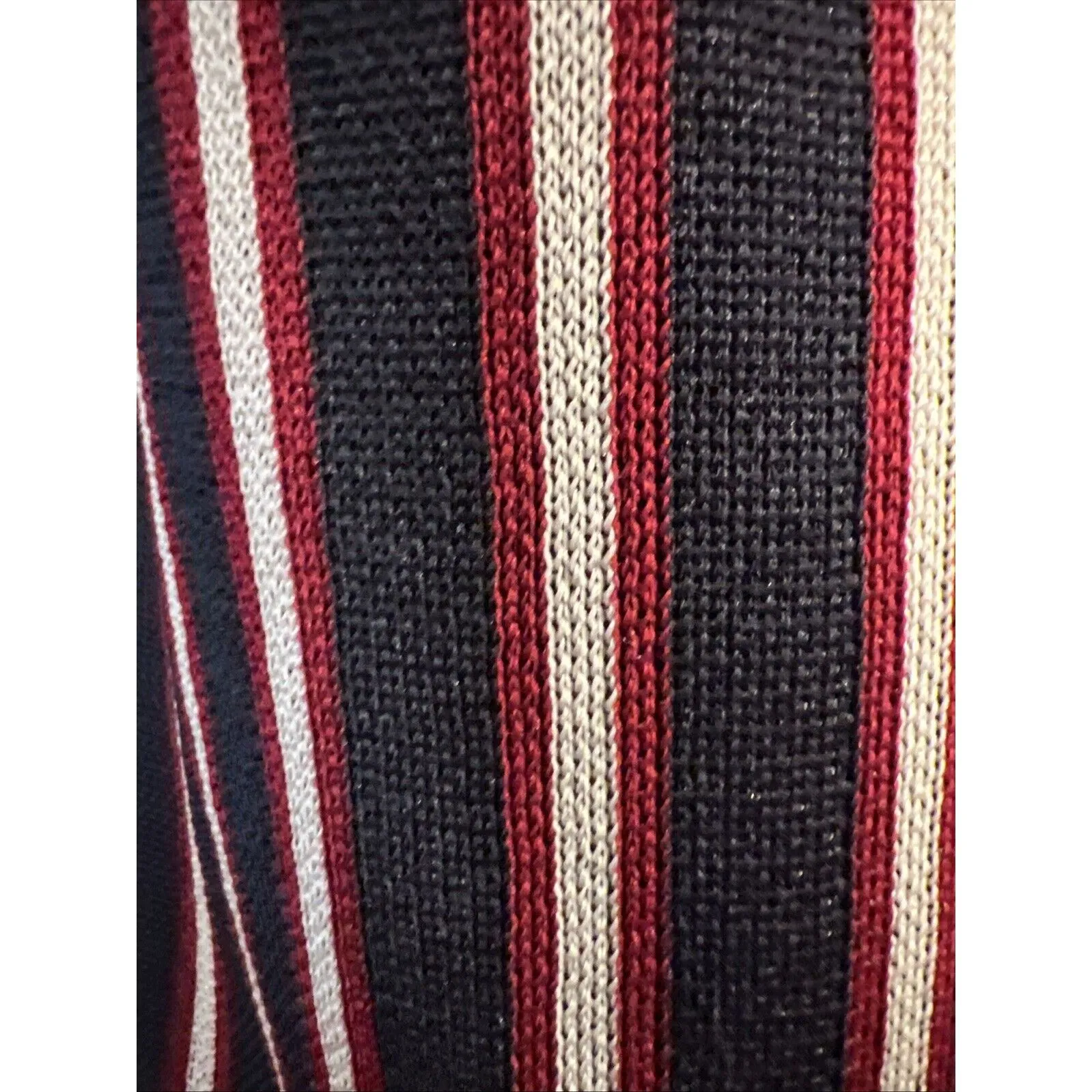 Tory Burch pullover sweater quarter zip‎ red stripes PXS - Image 5