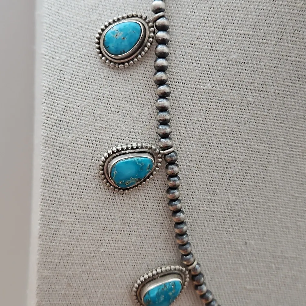 White Water Turquoise Desert Beads - Image 2