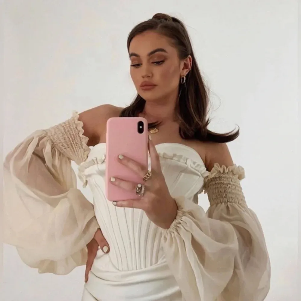 House of CB 'Beau' Ivory Draped Corset Dress NWOT‎ size L - Image 2