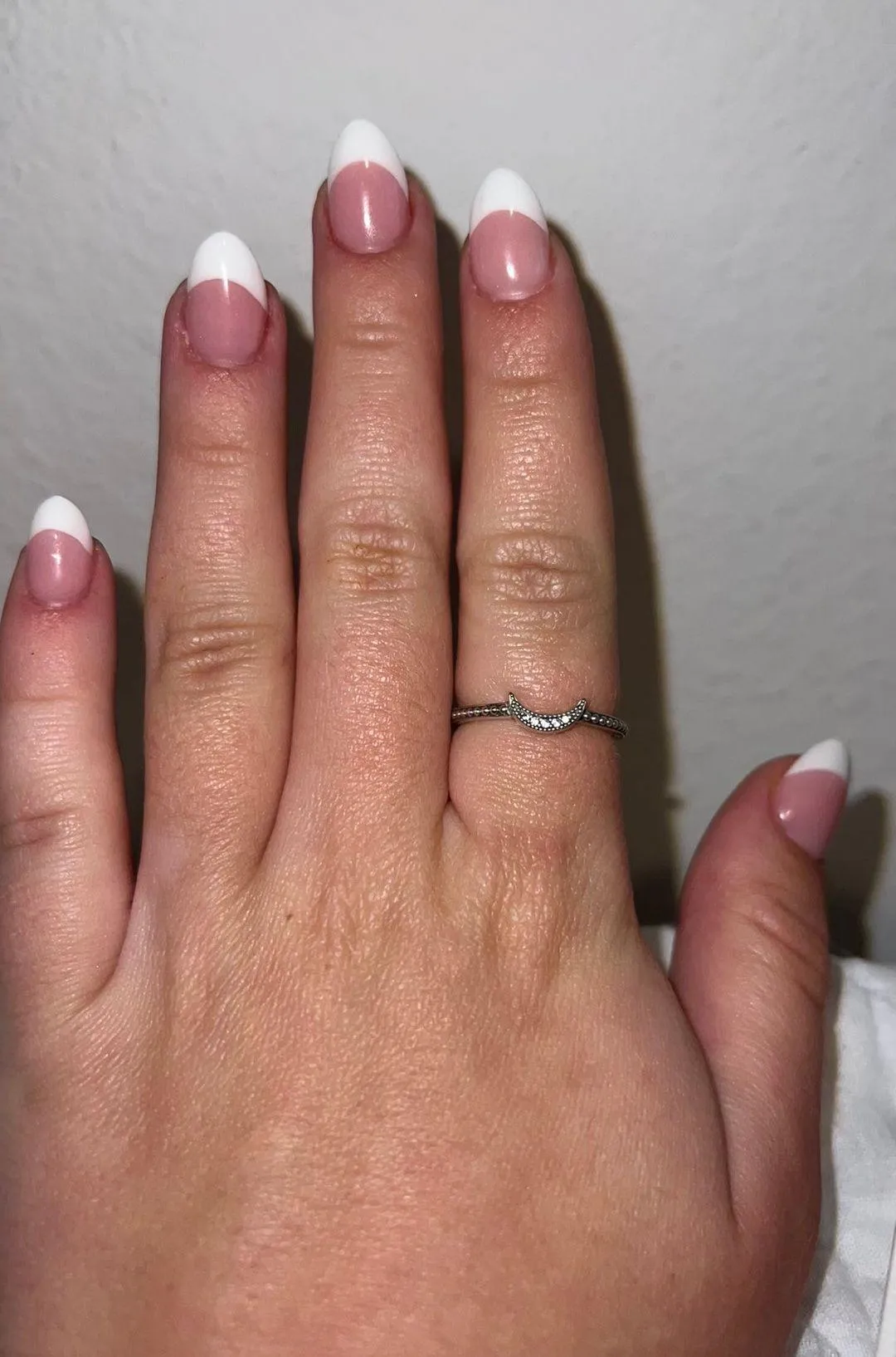 Crescent Moon Beaded Ring - Image 2