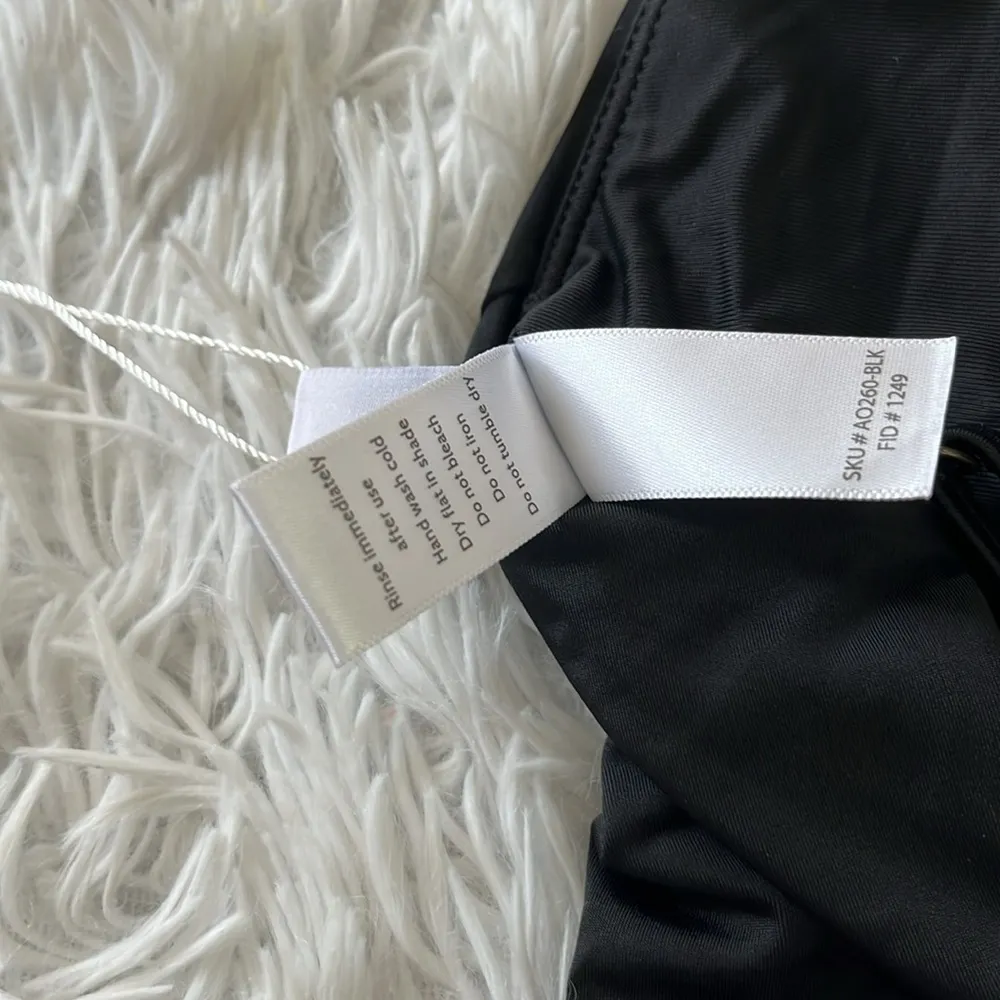 Andie Swim Women’s the Asbury one piece swimsuit in black size Small - Image 9