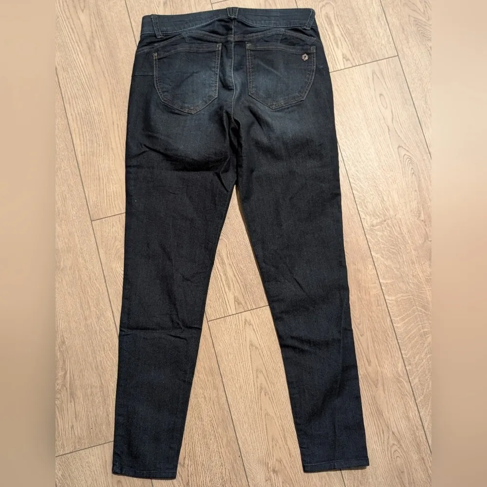 Democracy Jeans Womens 10 Dark Blue Skinny Denim Pants Absolution Tummy Control - Image 5