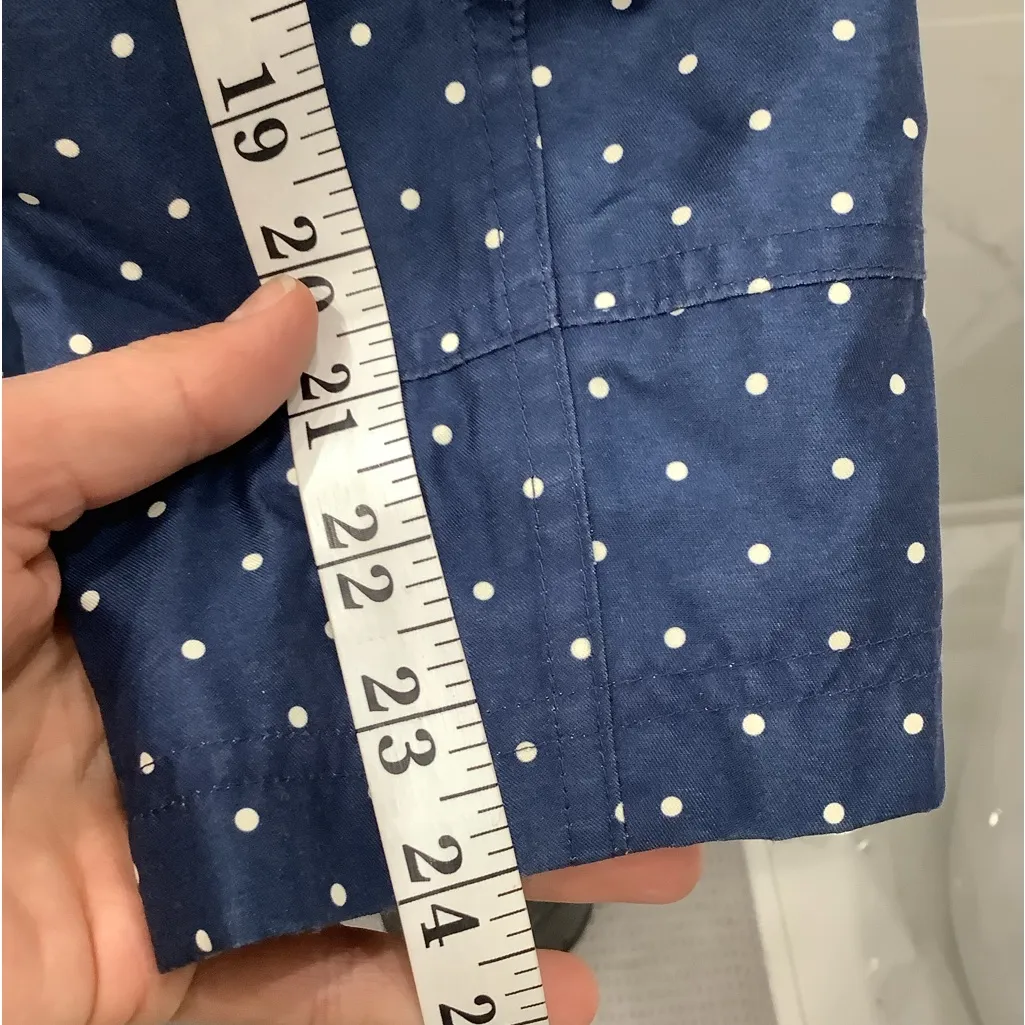 Pretty polka dot trench coat 💙🤍💙🤍💙 Blue Size M - Image 12