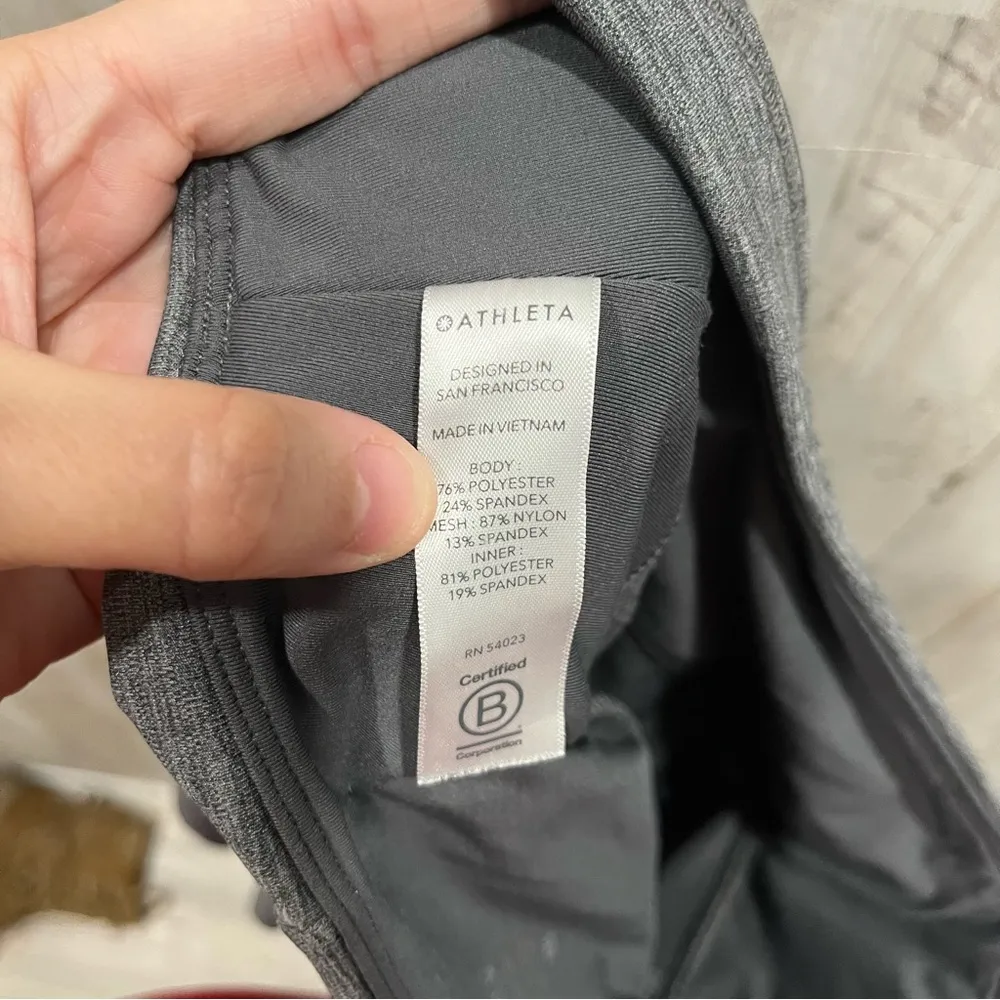 Athleta Match Point Skort Skirt Shorts Tennis Golf Grey Gray - Image 6