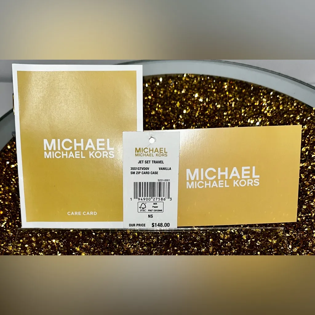 NWT Michael Kors Jet Set Zip Card Case Wallet - Image 7