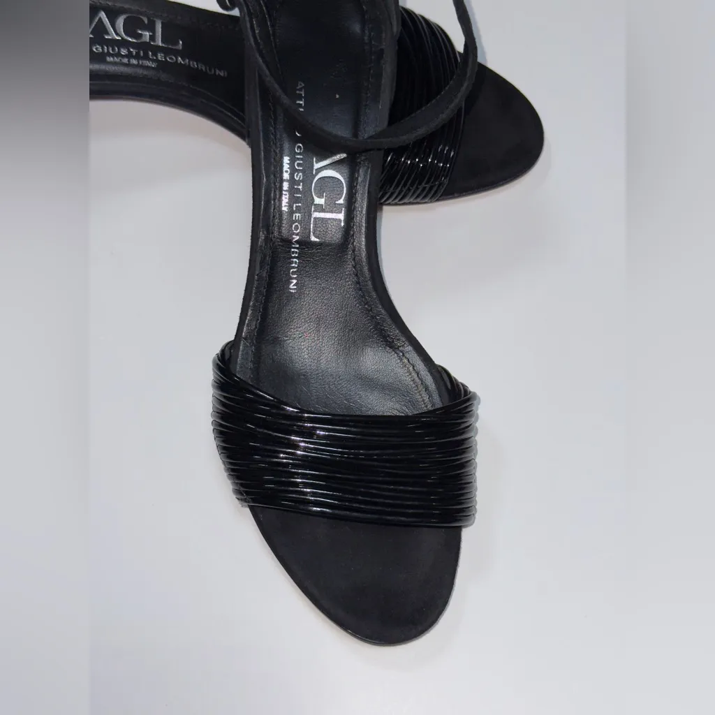 AGL Attilio Giusti Leombruni Black Women's Sandals 🖤 Size 9 - Image 7