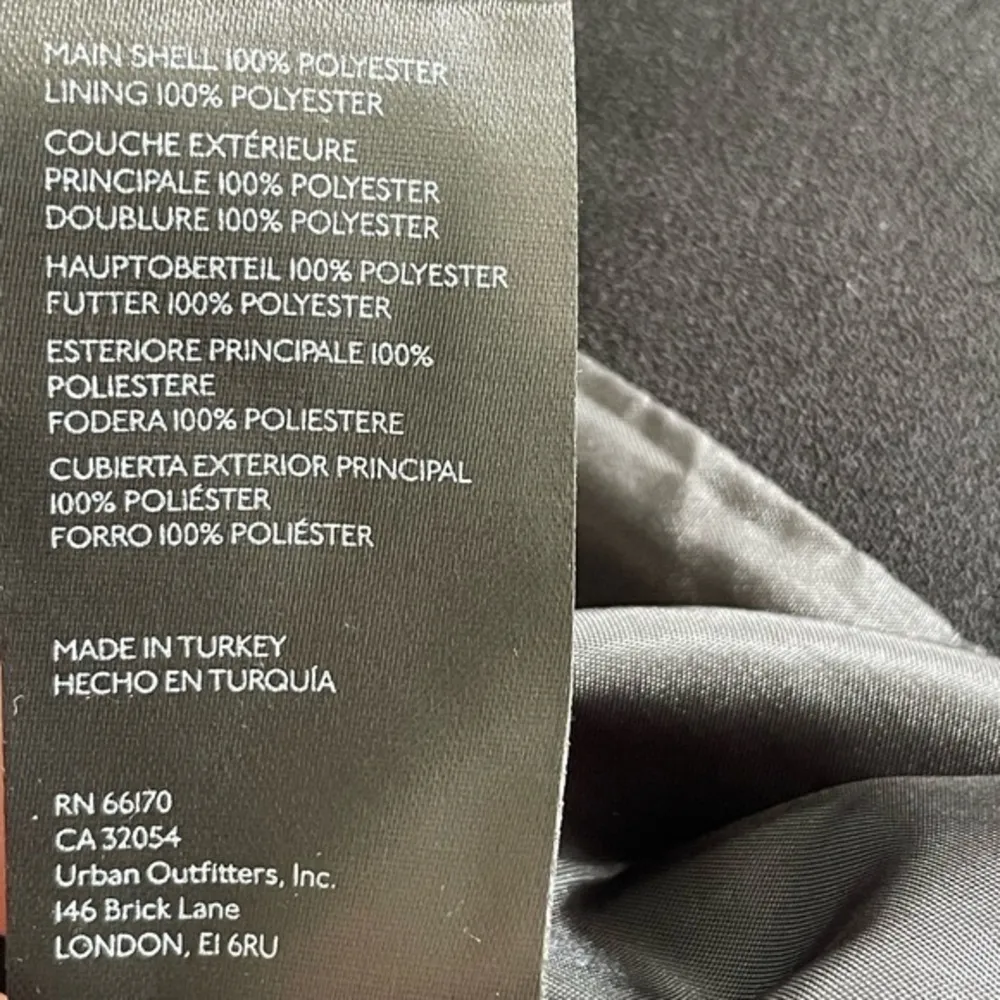 Anthropologie Women sleeveless trench belted coat black jacket NWT Sz medium - Image 3