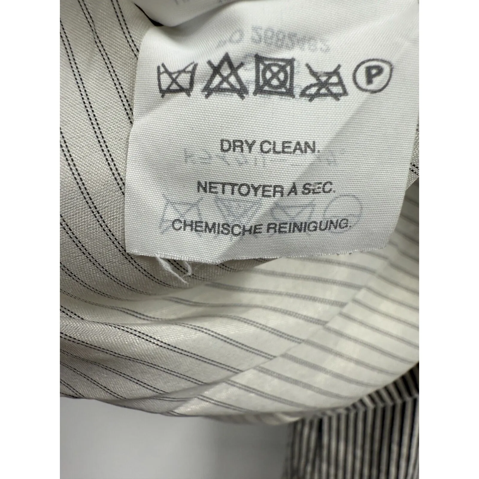 J Crew Blazer Womens Stripped Blue and White Single Button Jacket Size 6‎ Petite - Image 6