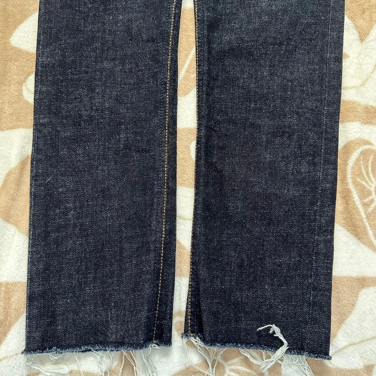 Nudie Jeans Co High Kai Skinny Crop High Rise Dark Wash‎ Denim Jeans 26 Blue - Image 11