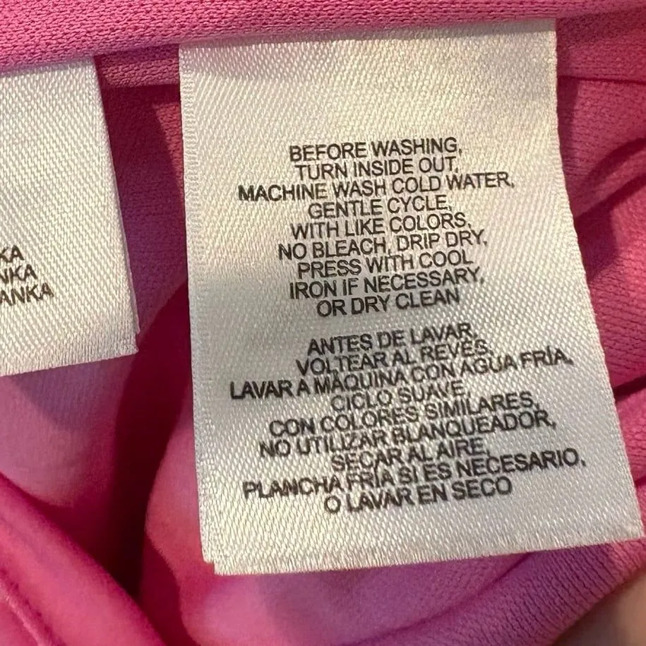 Cappagallo Pink‎ Fruit Pattern Dress Size Medium Pink - Image 9