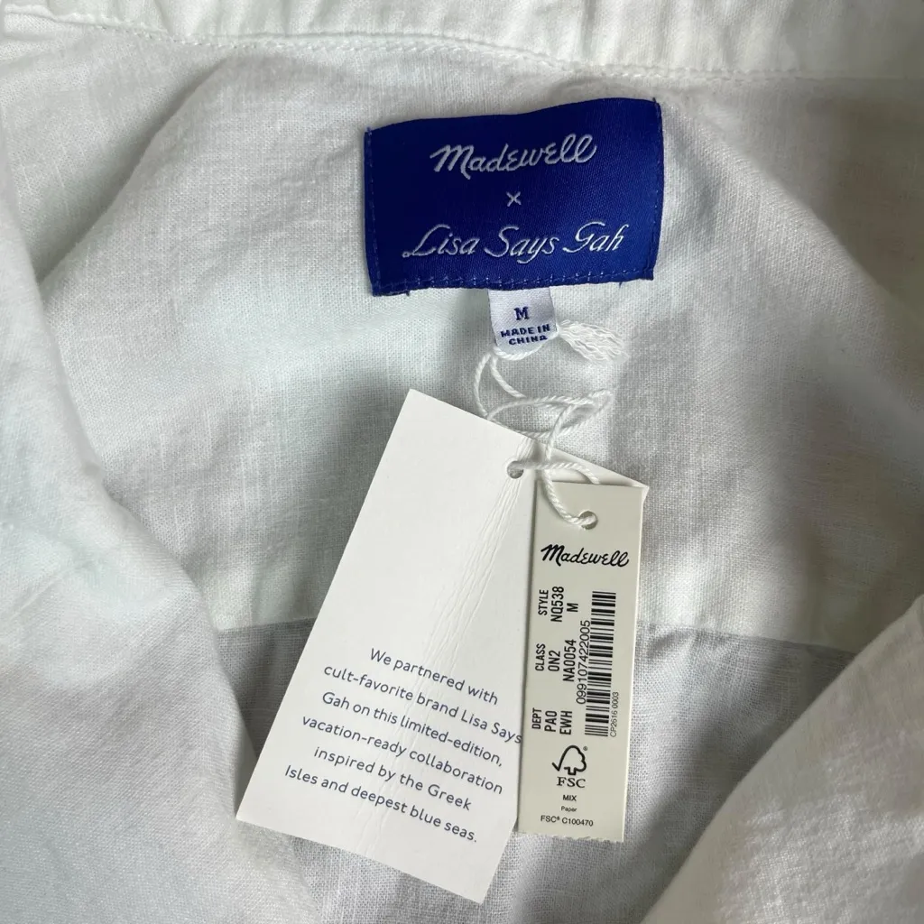 🆕 Madewell x Lisa Says Gah! Two-Piece Shirt & Shorts Set - Limited Edition - Image 10