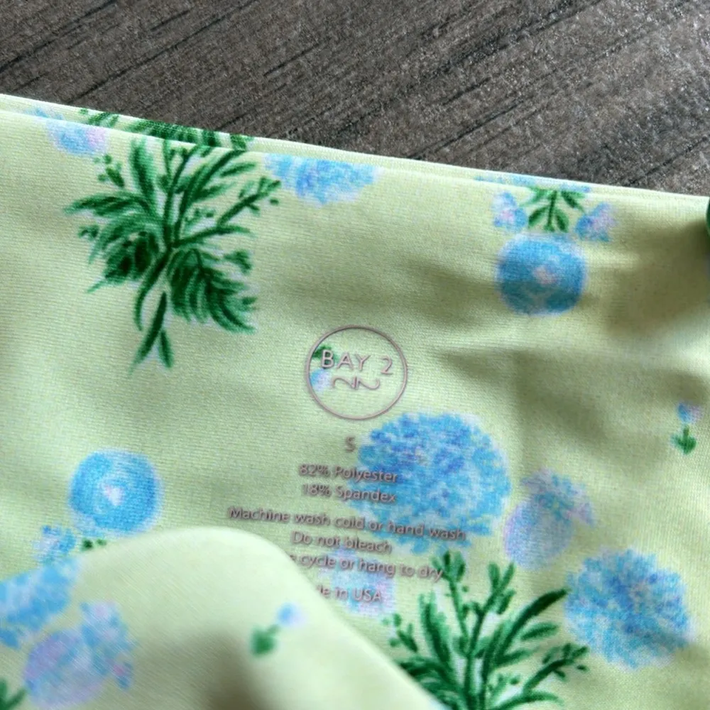Bay 2 floral bikini bottom Green - Image 2