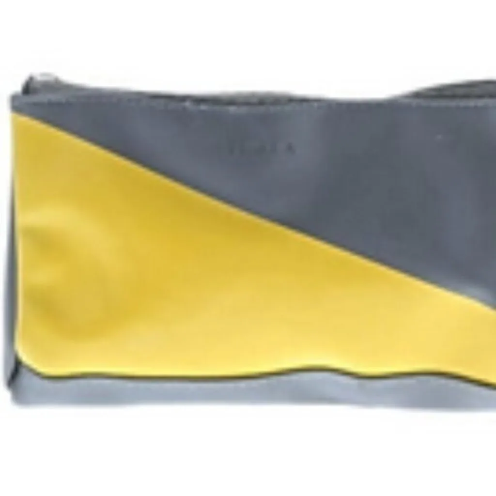 Furla Leather gray and yellow Wristlet - Image 4