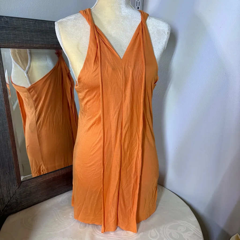 BCBGMAXAZRIA  Tangerine Sleeveless Dress - Image 11