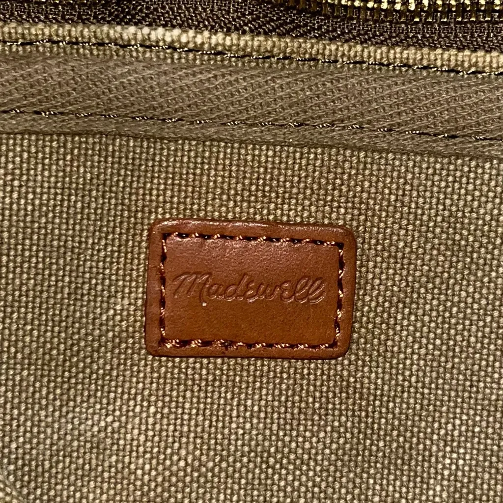 Madewell Transport Tan Canvas Tote Bag - Image 3