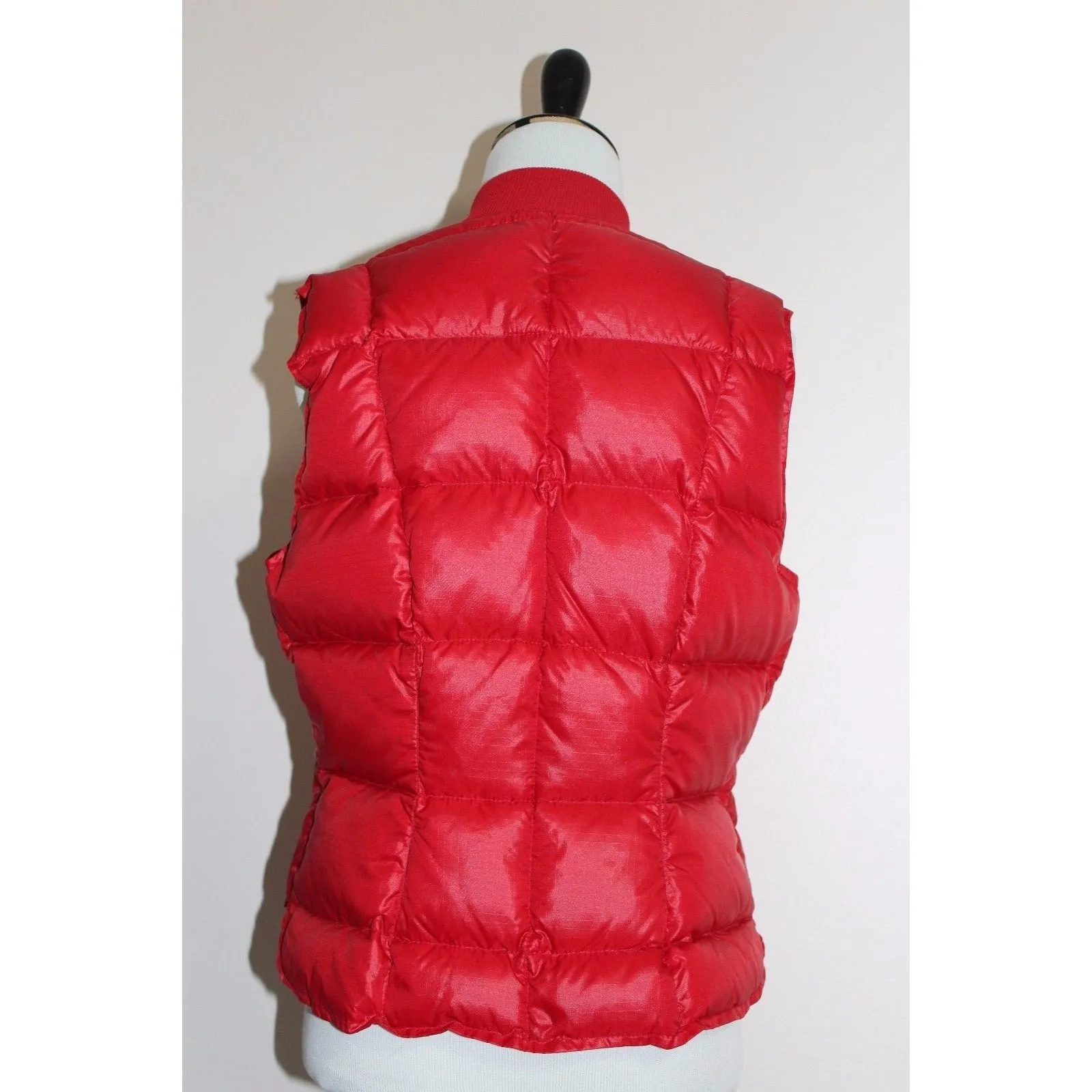 Vtg Goose Down Vest Eddie Bauer Womens XS S 14 Quilted Puffer Barn Chore Hiking - Image 7