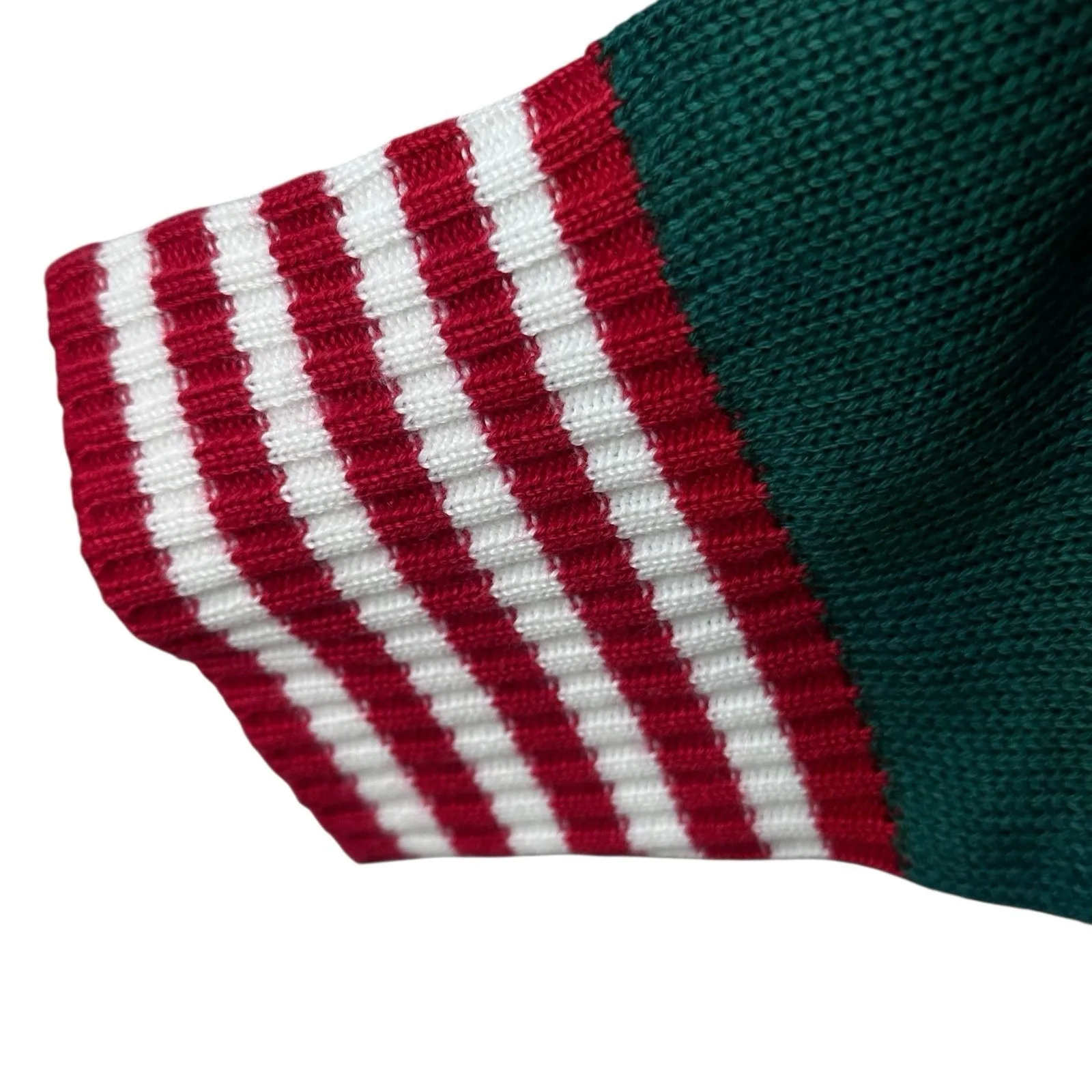 Tipsy Elves Break The Internet Sweater‎ L Green Ugly Sweater Santa Pouring Milk - Image 2