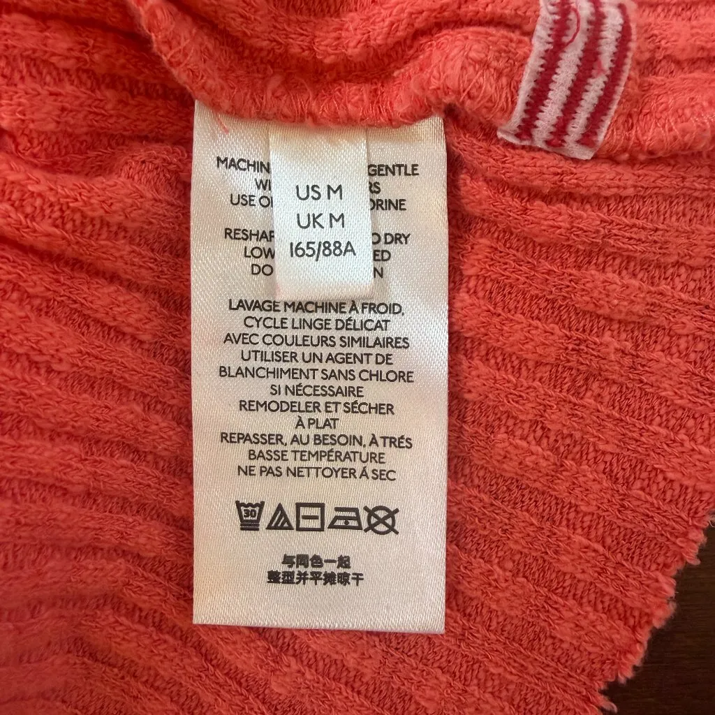 URBAN OUTFITTERS BDG Ribbed Cropped Button Front Sweater Tank Size medium - Image 8