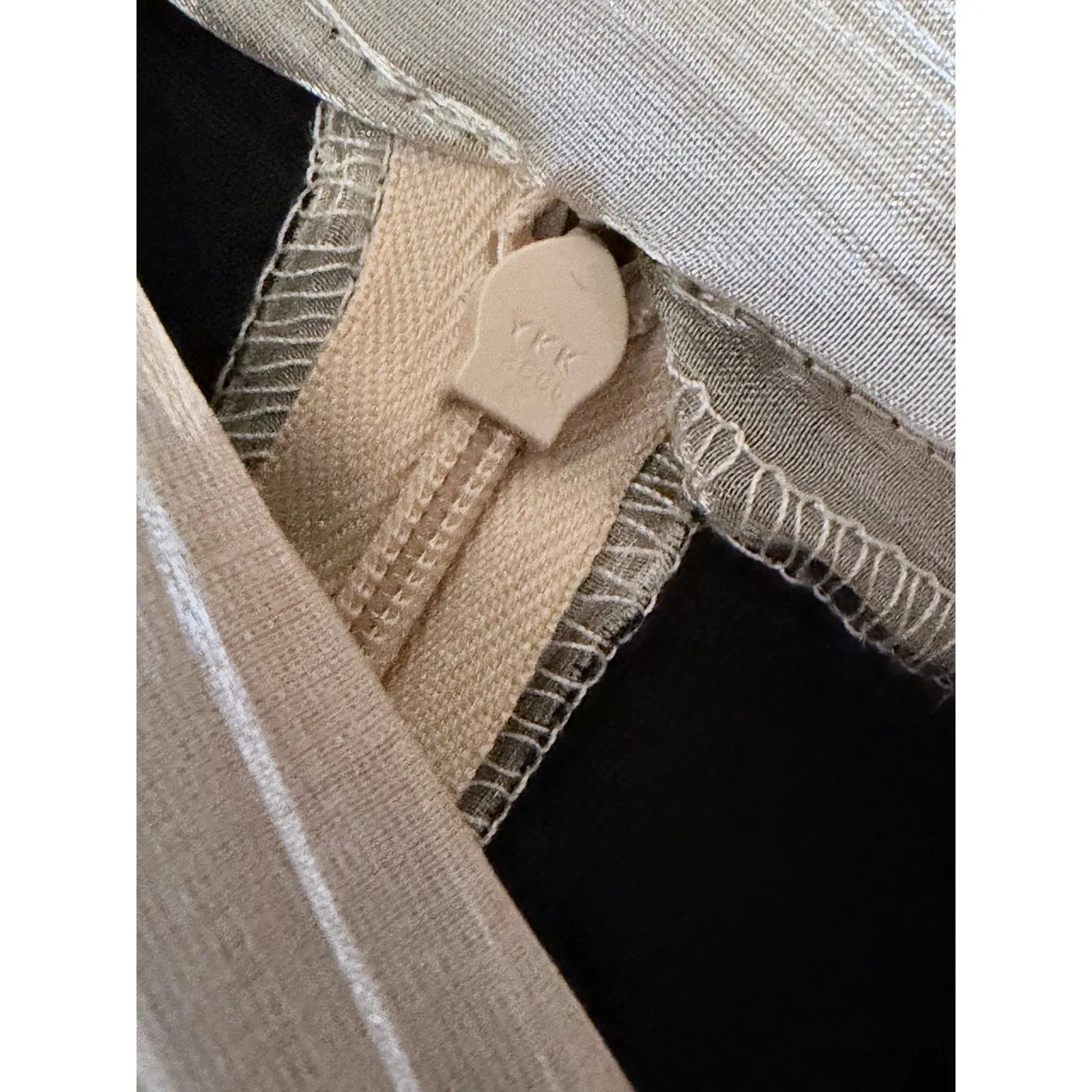 JR Nites 80s Silvery Gold Metallic Maxi Skirt size 10 - Image 5