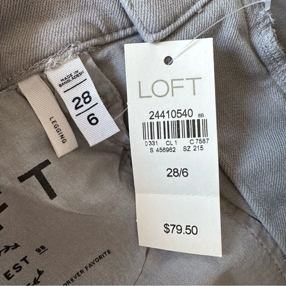 NWT Ann Taylor LOFT Performance Denim Legging Jeans Size 6 - Image 10