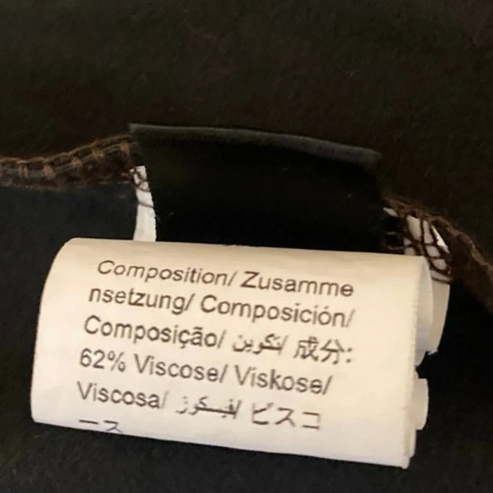 Shein Brown Strapless Belted Tube Faux Leather Vegan Corset Bustier Crop Top 2 - Image 5