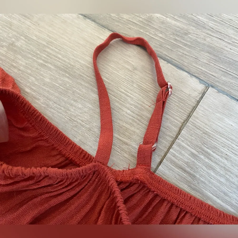 Burnt Orange Loose Lace Top - Image 7