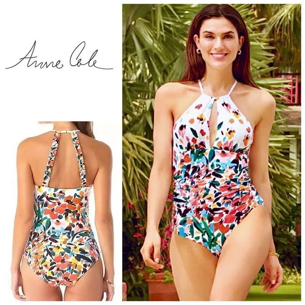 New. Anne Cole floral swimsuit. Size 16. Retails $119 - Image 15
