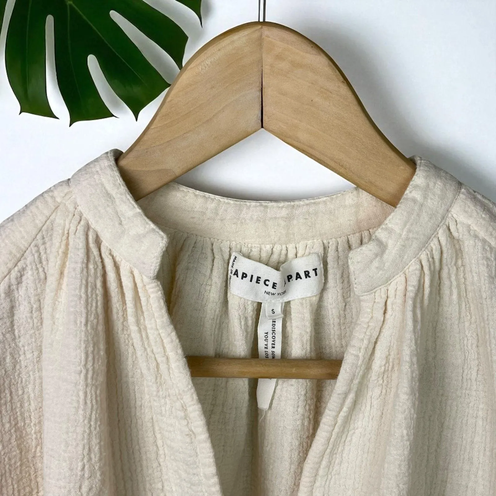Apiece Apart Organic Cotton Blouse - Image 9