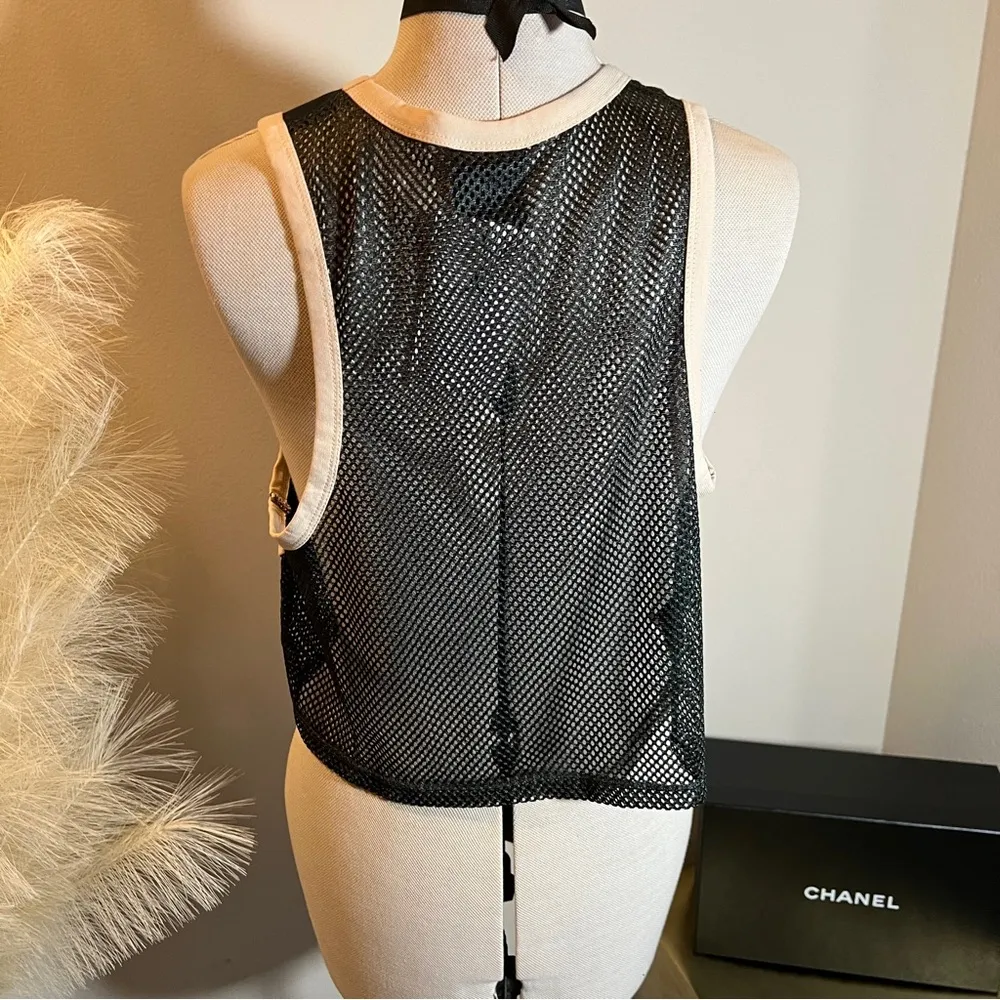 NWT Jordan Black Essentials Mesh Tank - Image 6